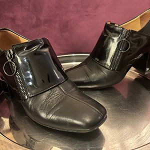 FLUEVOG ANNETTE VINTAGE SIDE-ZIP HEEL W7